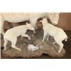 Image 4 : *Very Rare* Life-sized WHITE BUFFALO Mom with her 2 WHITE BUFFALO Calves on a Natural Base