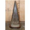 Image 3 : Set of Reproduction RHINOCEROS Horns on a Walnut Wood Base