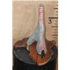 Image 1 : *Real Skin" OSTRICH Foot Mounted on a Wood Africa Silhouette Plaque
