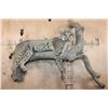 Image 1 : Life-sized BOBCAT on a Branch Wall Hanging Base