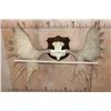 Image 2 : 20-Point MOOSE Rack Euro-cut Skull Cap on a Wood Plaque