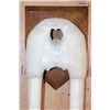 Image 4 : WALRUS Skull Upper Mask with its Ivory Tusks Mounted on a Wood Plaque