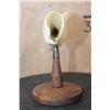 Image 4 : Pre 1972 XL Polished SPERM WHALE Tooth Displayed on a Wood Stand