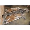 Image 2 : Big ZEBRA Hide Rug with Carpet Backing and Leather Piping