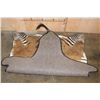 Image 9 : Big ZEBRA Hide Rug with Carpet Backing and Leather Piping