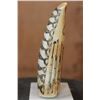 Image 7 : Antique Scrimshawed WHALE Tooth on a Custom Marble Display Stand