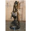 Image 4 : XL "Prancing" HORSE Bronze Sculpture on a Marble Base