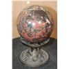 Image 7 : Big MALIGANO JASPER Mineral Sphere with Druzy QUARTZ on a Decorative Stand