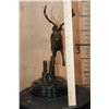 Image 3 : Bronze "Leaping" ELK Sculpture on a Marble Base