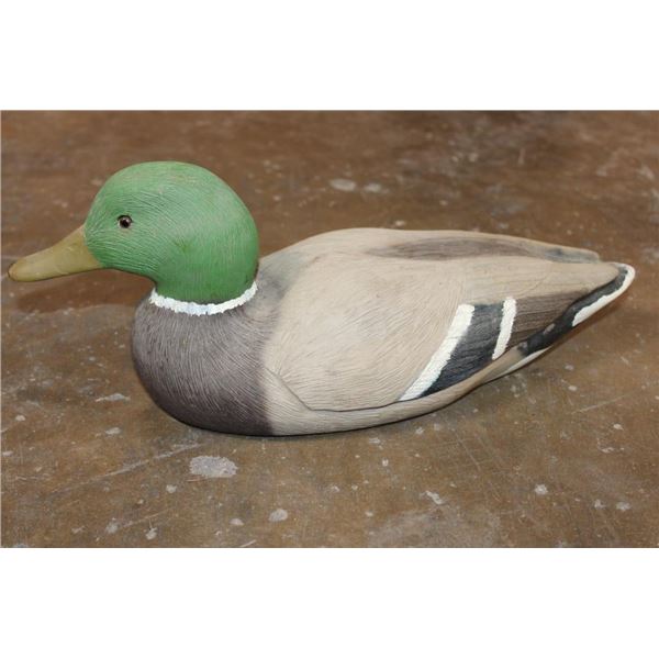 Hand-carved Wooden Mallard Drake DUCK DECOY