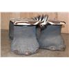 Image 4 : (5) Piece *Real Skin* ELEPHANT Foot Table with a Removable ZEBRA Hide Tabletop