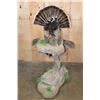 Image 10 : 2 Life-sized TURKEYS on a Decorative Base with Wheels