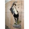 Image 4 : XL Half-body IBEX and Goat Cross Mounted on a Rock Wall Base