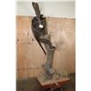 Image 3 : Life-sized BABOON with an OSTRICH Egg on a Decorative Base