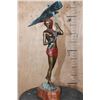 Image 1 : Original Bronze Exotic Woman Sculpture by Raj S. Paul Anjali, #1/26