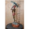 Image 5 : Original Bronze Exotic Woman Sculpture by Raj S. Paul Anjali, #1/26
