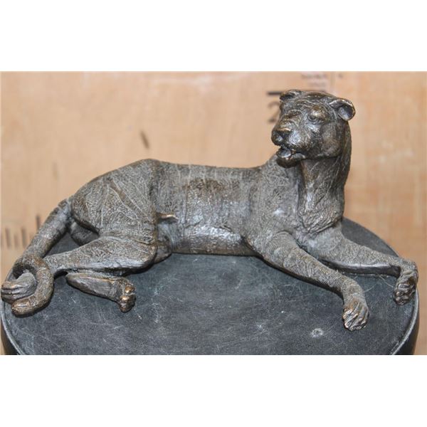 Bronze "Laying" TIGER Sculpture