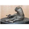 Image 3 : Bronze "Laying" TIGER Sculpture