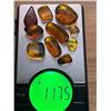 Image 3 : 10 Pieces of Authentic Myanmar AMBER Fossil Specimens with Insect Inclusions