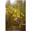 Image 4 : Don Andres Designers Hand-painted 4 Panel Folding Room Divider or Screen