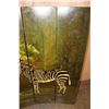 Image 6 : Don Andres Designers Hand-painted 4 Panel Folding Room Divider or Screen