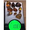 Image 5 : 10 Pieces of Authentic Myanmar AMBER Fossil Specimens with Insect Inclusions