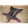 Image 2 : Double Felted BLACK BEAR Rug with the Head, Paws, and All its Claws