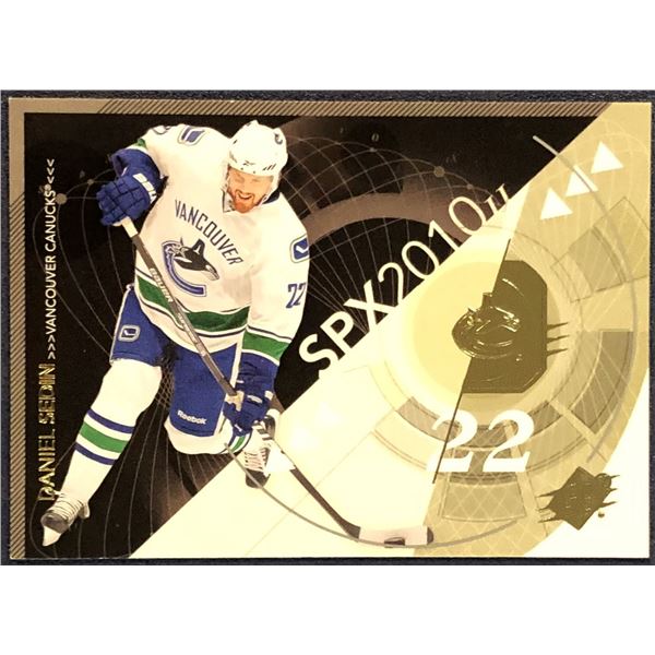 2010-11 UPPER DECK SPX HOCKEY DANIEL SEDIN (HOF)