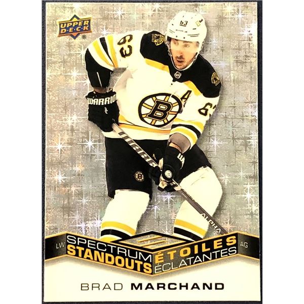 2022-23 UPPER DECK SPECTRUM STANDOUTS BRAD MARCHAND