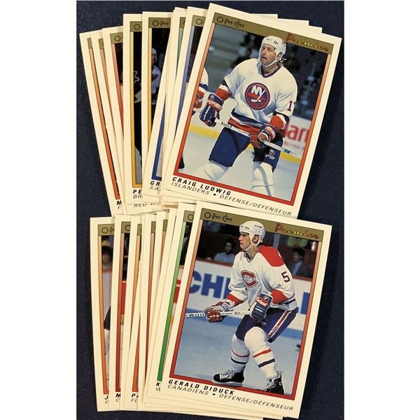 1990-91 O-PEE-CHEE PREMIER NHL HOCKEY COLLECTION (20)