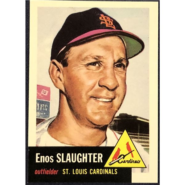 1991 TOPPS ARCHIVES (1953 SERIES) - ENOS SLAUGHTER (HOF)