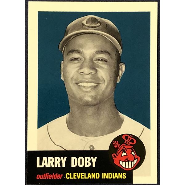 1991 TOPPS ARCHIVES (1953 SERIES) - LARRY DOBY (HOF)