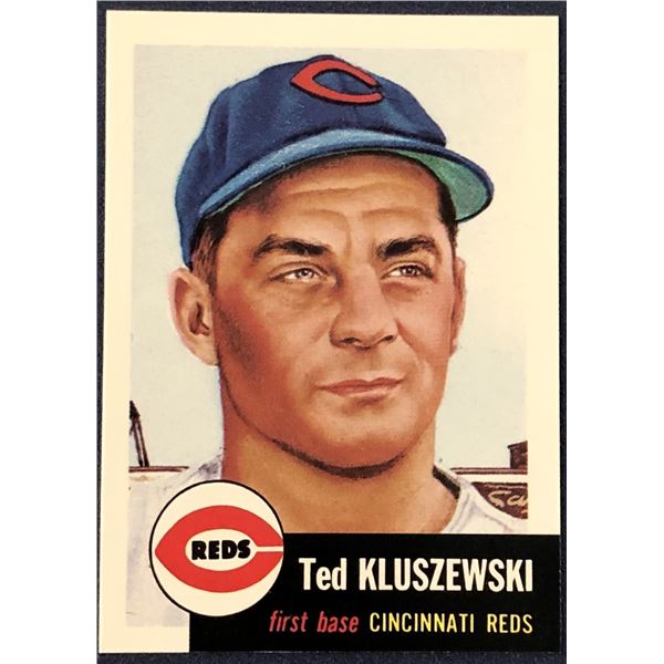 1991 TOPPS ARCHIVES (1953 SERIES) - TED KLUSZEWSKI (HOF)