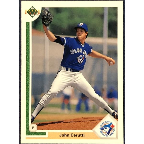 1991 UPPER DECK MLB JOHN CERUTTI
