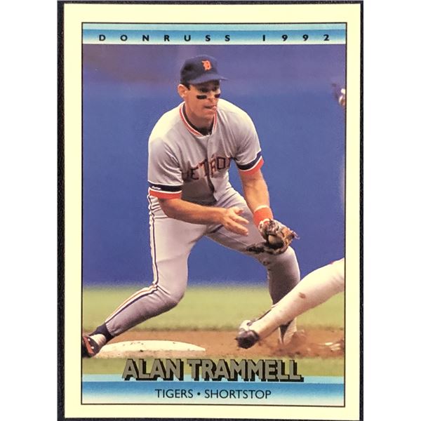 1992 DONRUSS BASEBALL ALAN TRAMMELL (HOF)