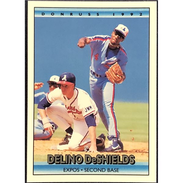 1992 DONRUSS BASEBALL DELINO DeSHIELDS