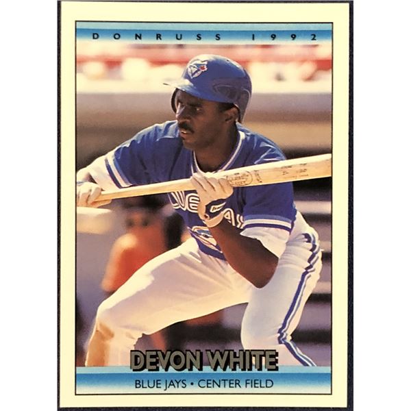 1992 DONRUSS BASEBALL DEVON WHITE