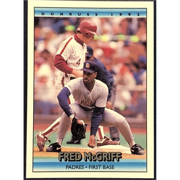 1992 DONRUSS BASEBALL FRED McGRIFF (HOF)