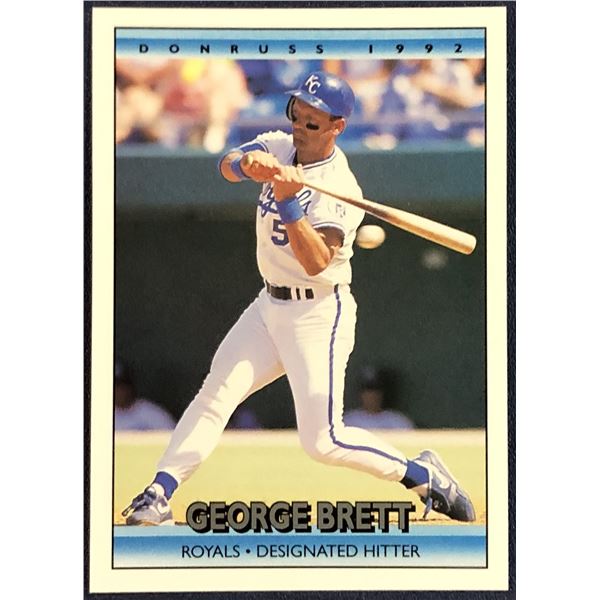 1992 DONRUSS BASEBALL GEORGE BRETT (HOF)