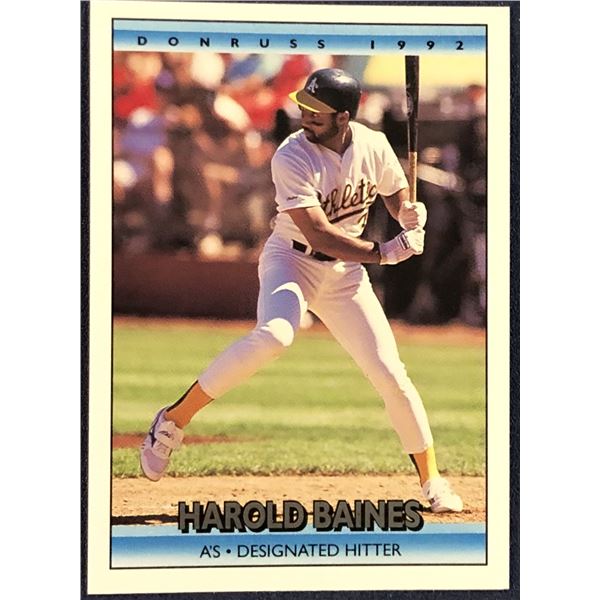 1992 DONRUSS BASEBALL HAL BAINES (HOF)