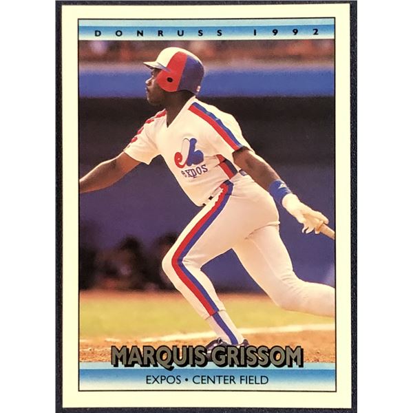 1992 DONRUSS BASEBALL MARQUIS GRISSOM