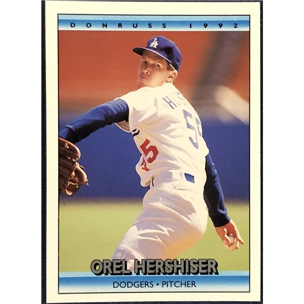 1992 DONRUSS BASEBALL OREL HERSHISER (HOF)