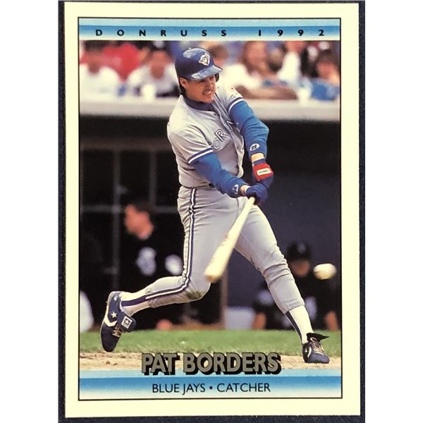 1992 DONRUSS BASEBALL PAT BORDERS