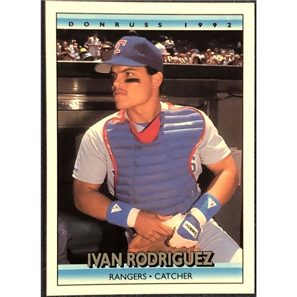1992 DONRUSS BASEBALL PUDGE RODRIGUEZ (HOF) ROOKIE CARD