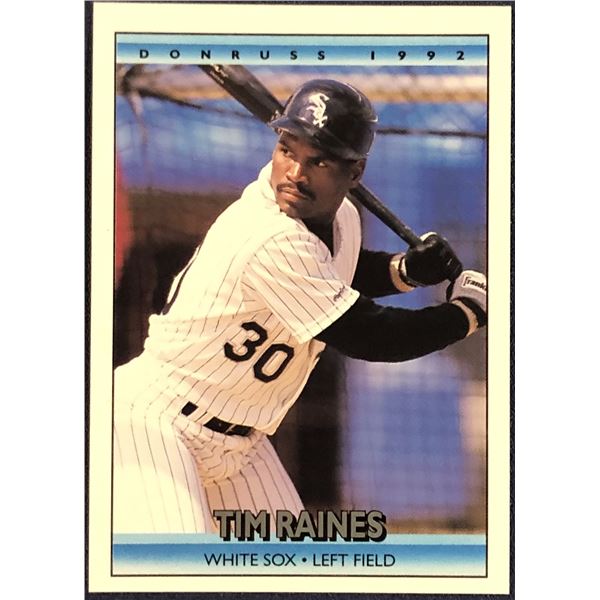 1992 DONRUSS BASEBALL TIM RAINES (HOF)