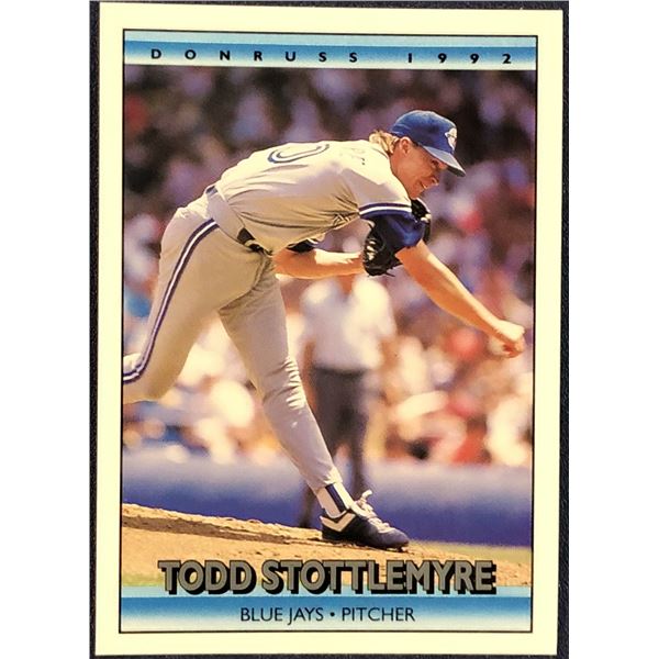 1992 DONRUSS BASEBALL TODD STOTTLEMYRE
