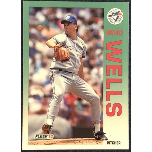 1992 FLEER MLB DAVID WELLS