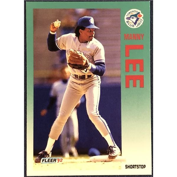 1992 FLEER MLB MANNY LEE