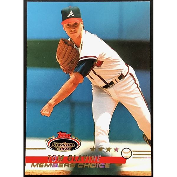 1993 TOPPS STADIUM CLUB TOM GLAVINE (HOF)