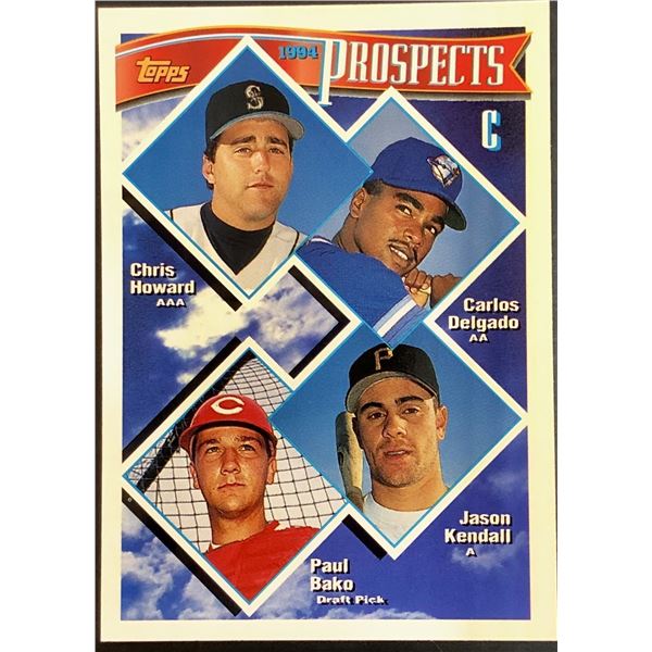 1994 TOPPS CARLOS DELGADO ROOKIE CARD